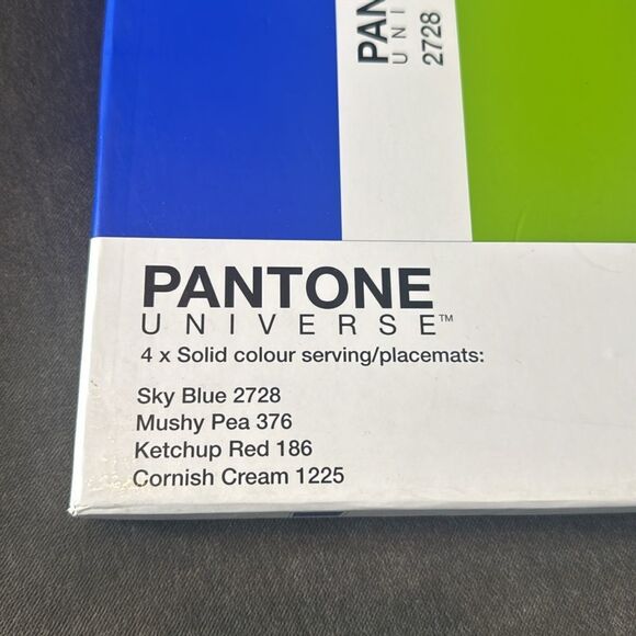 Pantone Universe RARE Large Colorful Placemats Box Set of 4 - Picture 3 of 12